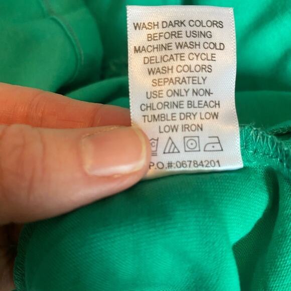 Roaman’s NWOT Boho Crochet Patchwork Retro Asymmetric Casual Travel Tunic Top 2X - Picture 12 of 12